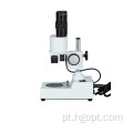 Microscópio estéreo binocular de inclinação rotativo de 90 graus